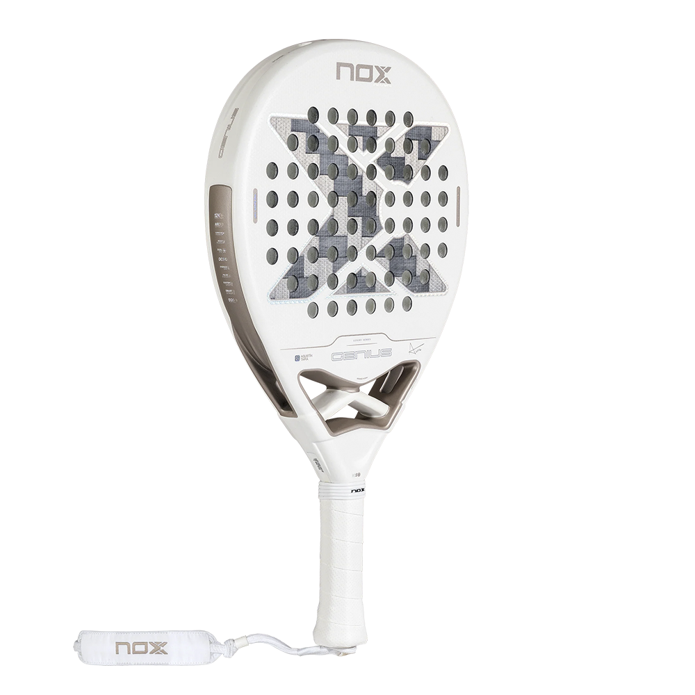 NOX AT10 Genius 12K Xtrem Lite Agustín Tapia 2027, hall / valge, vaade nurga alt