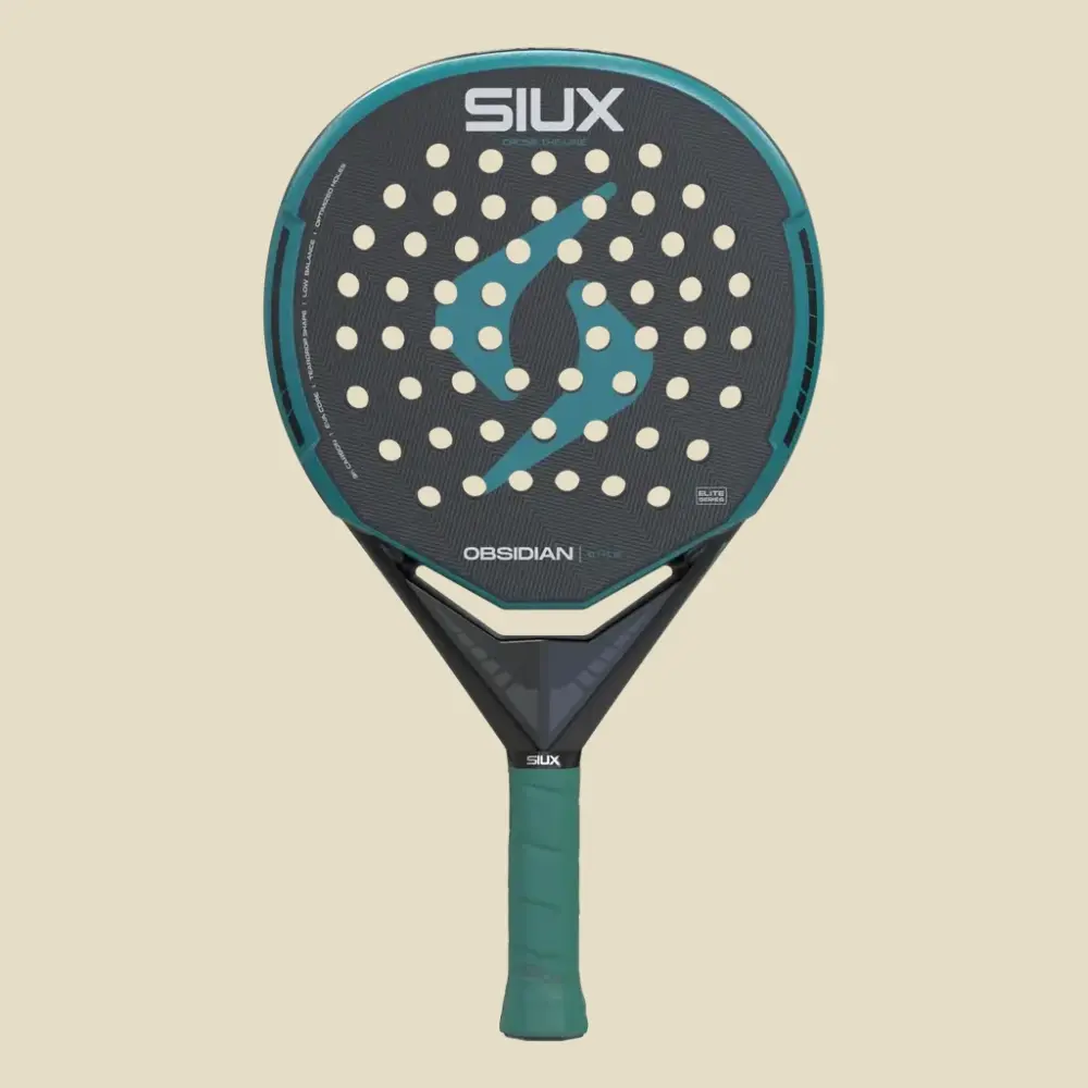 Siux Obsidian Elite 2027, must / türkiis, eestvaade