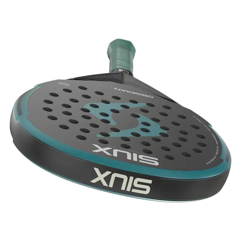 Siux Obsidian Elite 2027, must / türkiis, vaade nurga alt