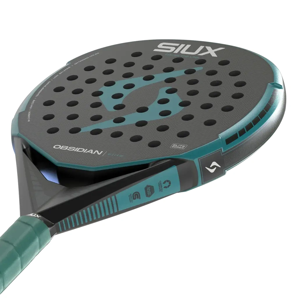Siux Obsidian Elite 2027, must / türkiis, lähivaade