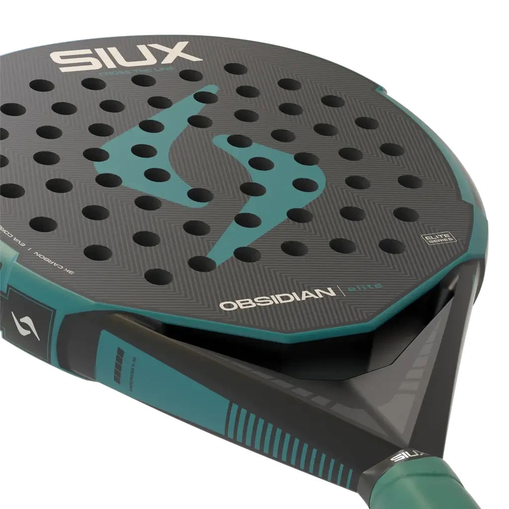 Siux Obsidian Elite 2027, must / türkiis, lähivaade