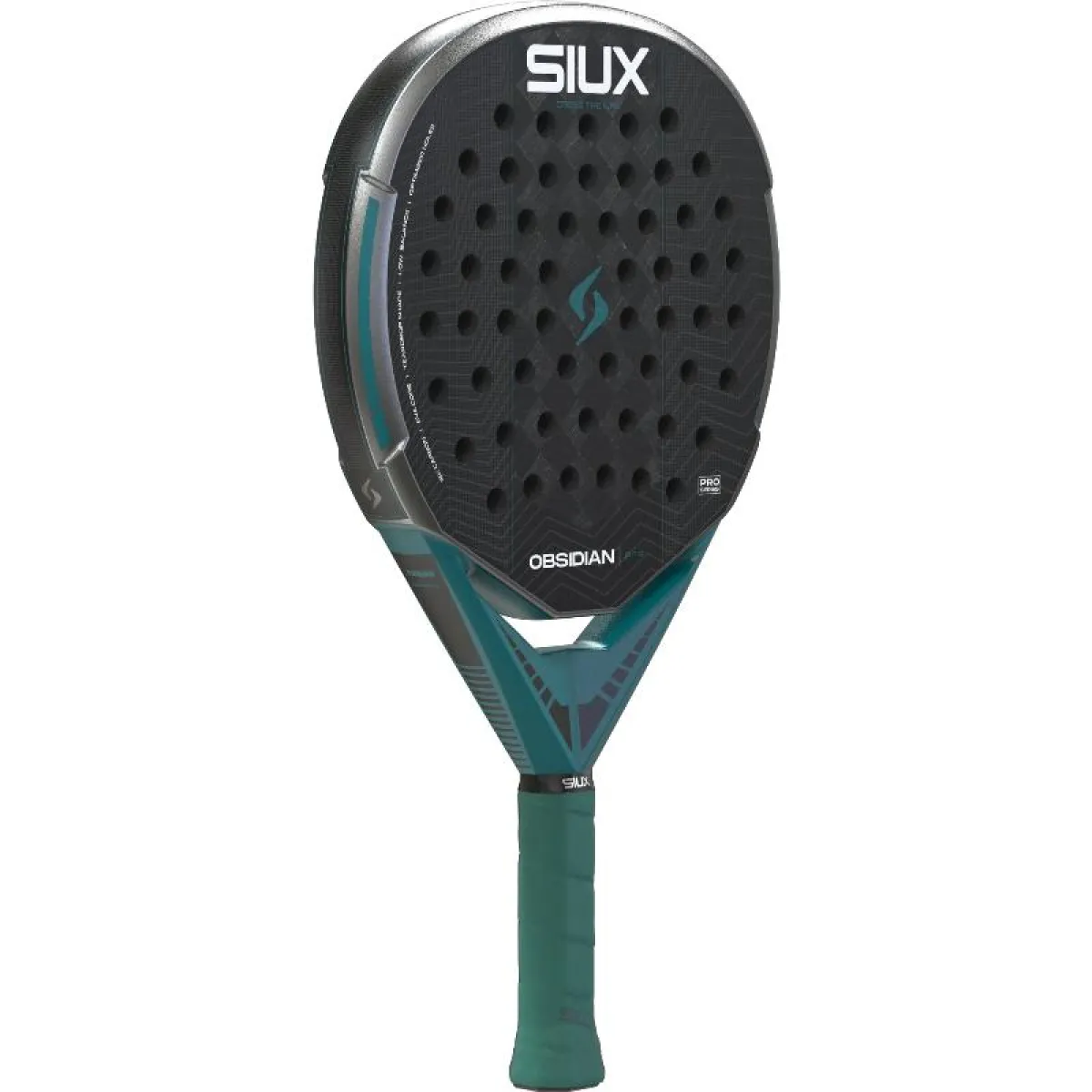 Siux Obsidian Pro 2027 hõbedane, hall / must, vaade nurga alt