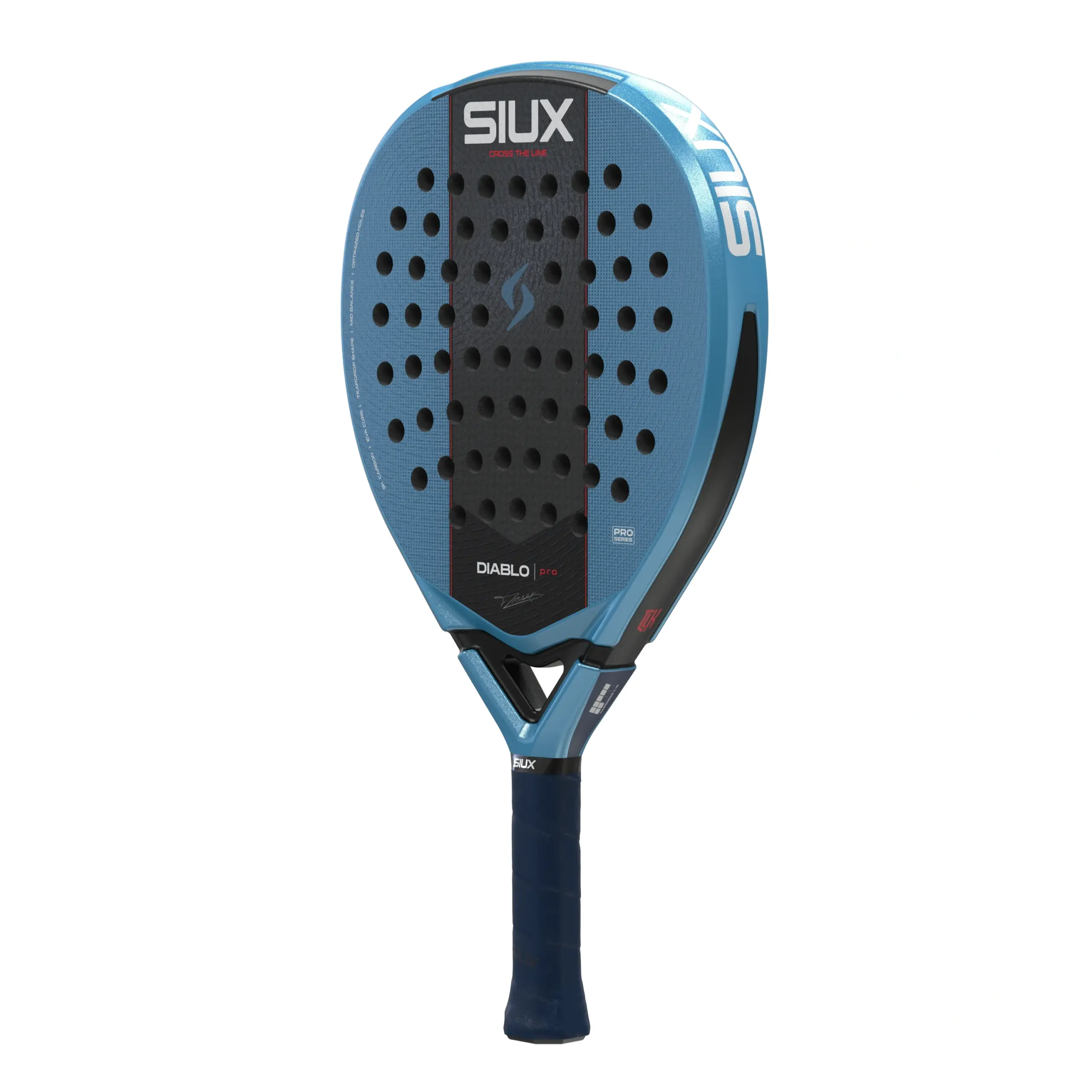 Siux Diablo Pro 2027 metallik sinine Tino Liibak, must, vaade nurga alt