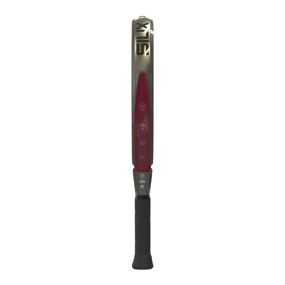 Siux Diablo Pro MX 2026, must / punane, külgvaade