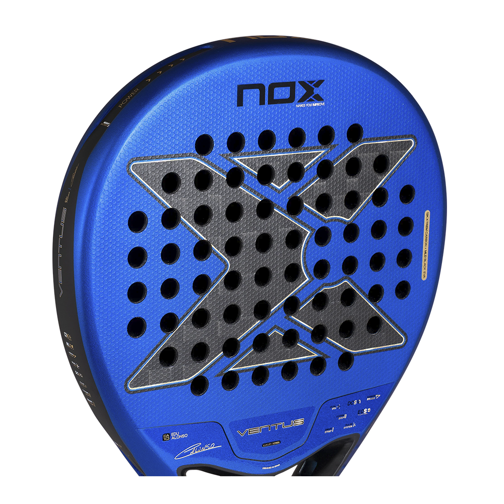 Nox Ventus Hybrid 12K Xtrem 2027 by Edu Alonso, must / sinine, lähivaade