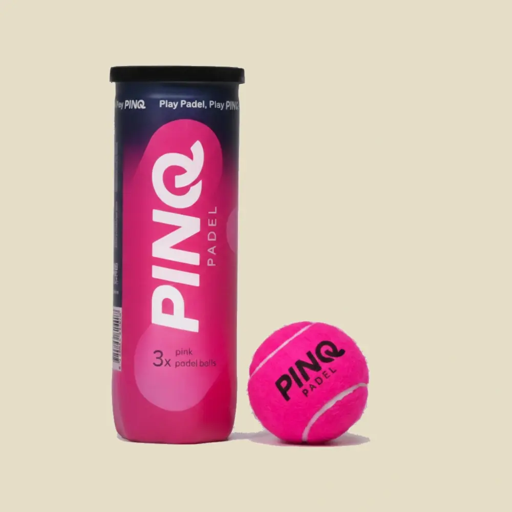 PINQ padelipallid roosa – 1tk, 3palli, eestvaade