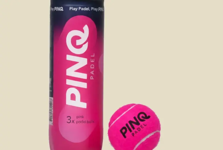 PINQ padelipallid roosa – 1tk, 3palli, eestvaade